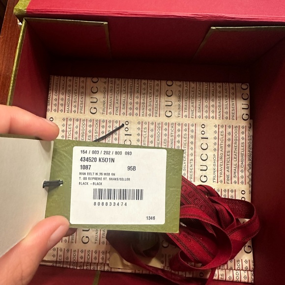 Mens Authentic Gucci Belt with box! See pictures - Picture 3 of 7